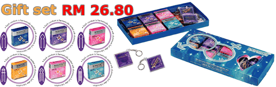 Gift set condom