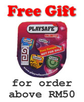 Free gift for order above RM50.00