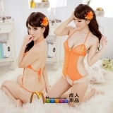 Hot Sexy Exposed SleepWear (orange color)