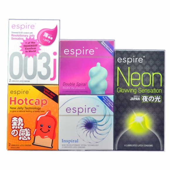 Espire - America's New #1 Rated Condom All in One Package