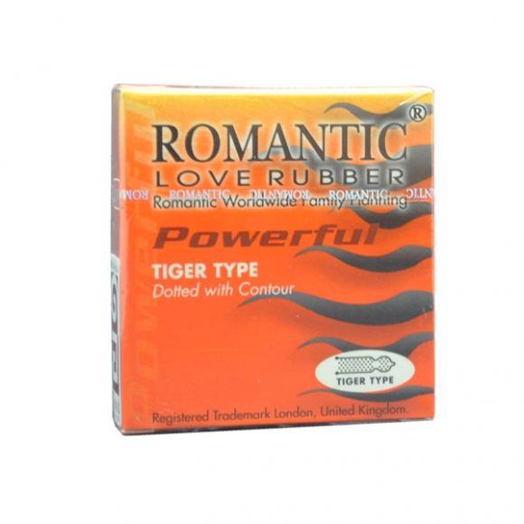 Romantic Love Rubber Quick & Easy Tiger Type - 2's