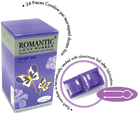 Romantic Love Rubber Fit Tex 003 - 24's