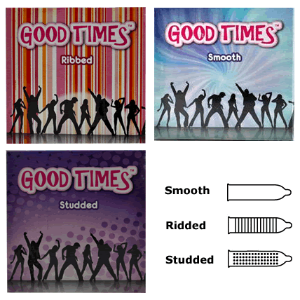 Good Times 3 in 1 condom - 9's
