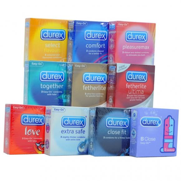 Durex 3 Pcs Condom 10 In 1 Pack 30's Malaysia Online Condom