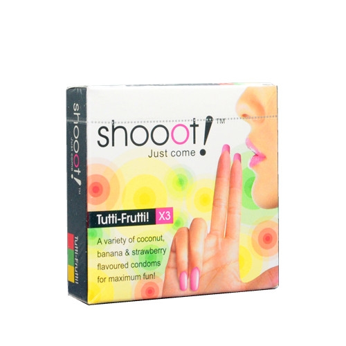 SHOOOT TUTTI-FRUTTI Condom / Kondom 3 pcs