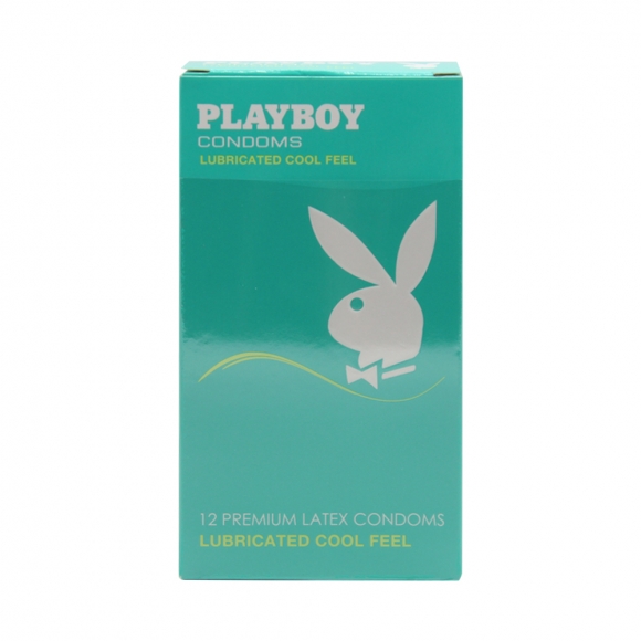 Playboy Lubricated Cool Feels Condom / Kondom - 12pcs