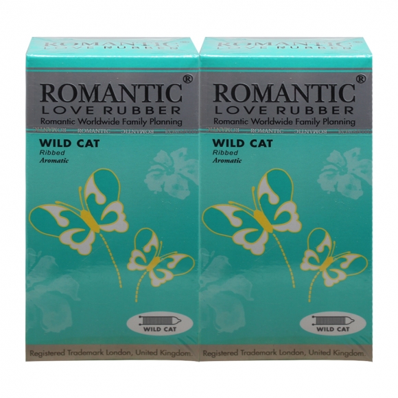 2 Boxes Romantic Love Rubber Wild Cat - 12's