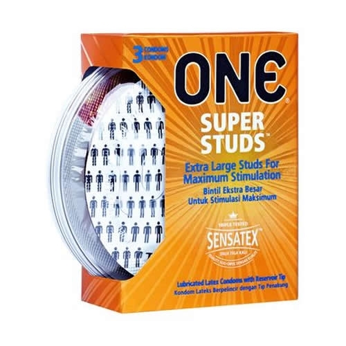 ONE Condom - Super Studs 3-pack