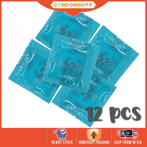 520 I Love You Vanilla Regular 003 Condoms / Kondom 12 pcs