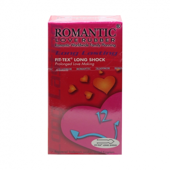 Romantic Love Rubber Quick & Easy Long Shock - 10's