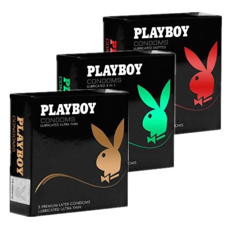 Playboy Condoms All in One Package 9's.