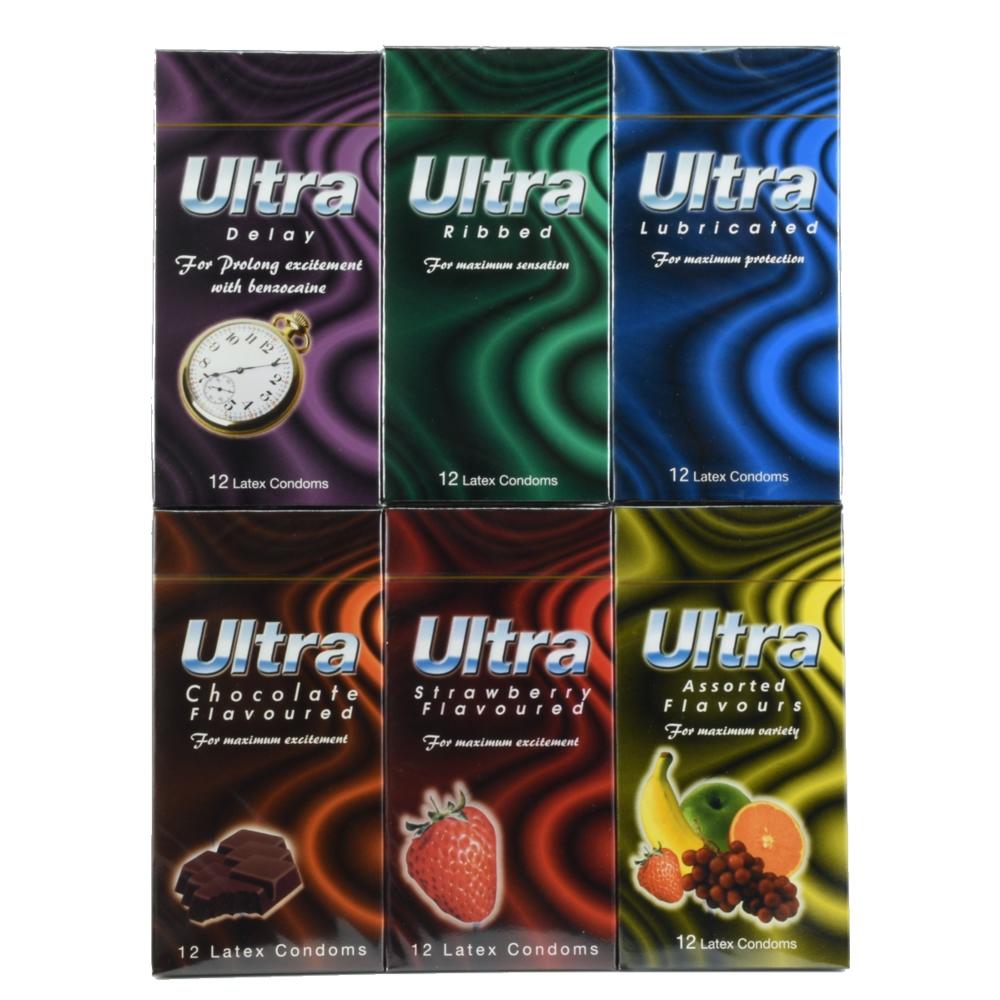 ULTRA Brand New 6 in 1 Combo Set Condom / Kondom 72 pcs Malaysia